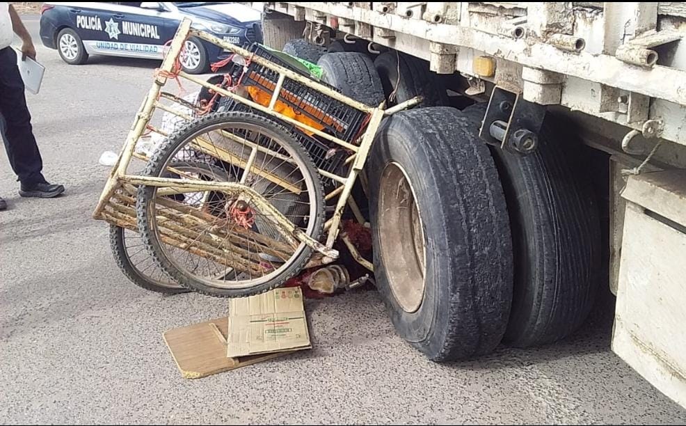 Teresita salió a vender pan y encontró la muerte; un trailero la atropelló en el ejido Mochis