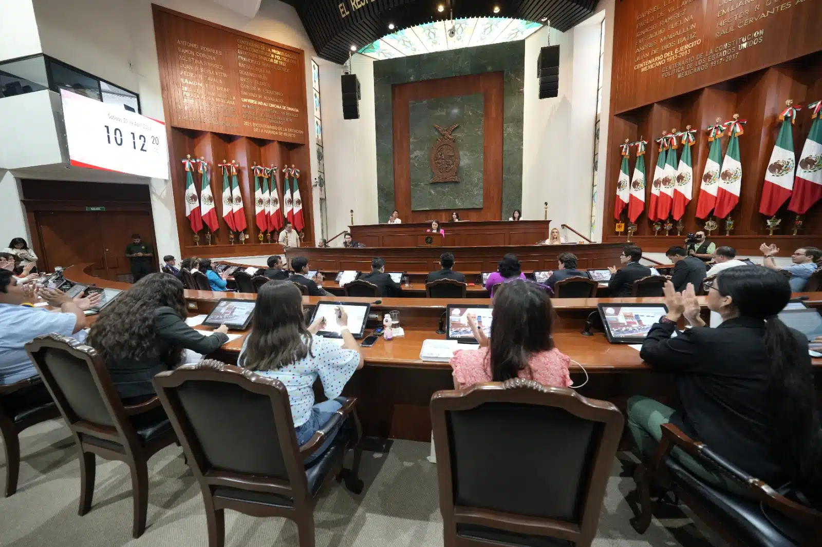 Congreso de Sinaloa clausura trabajos del Parlamento Juvenil “7 de abril” en su edición 2023