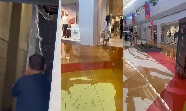 Se viraliza fuga en plaza comercial de Mazatlán; no eran aguas negras sino 