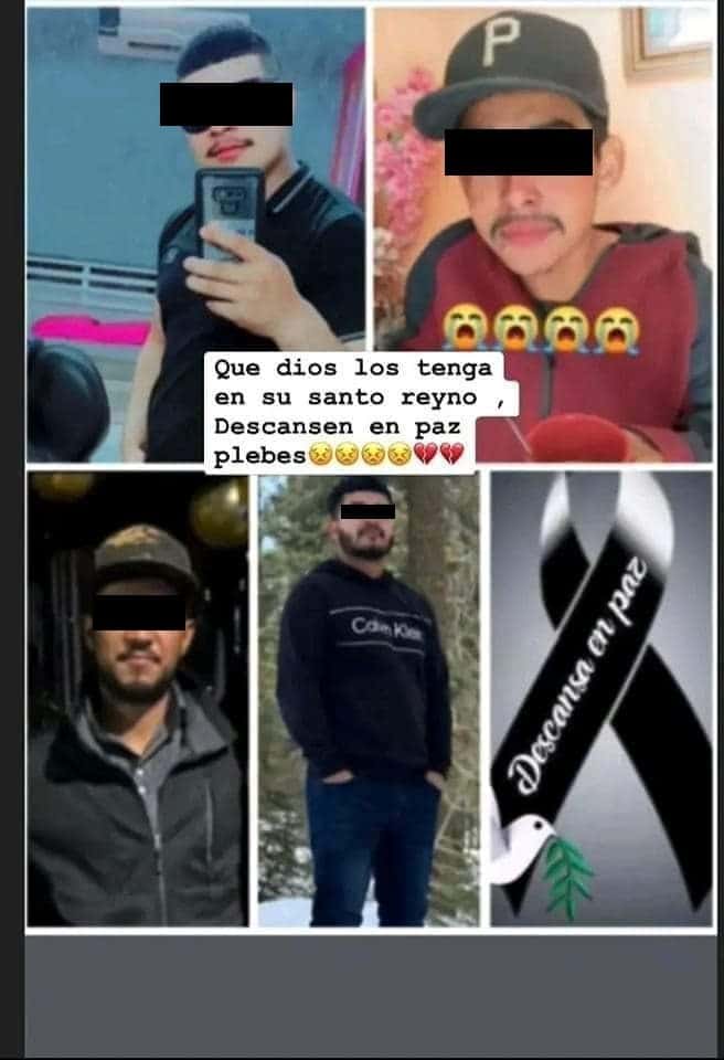 Jóvenes fallecidos en Sinaloa municipio