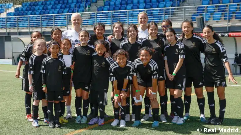 ¡Cumple un sueño! Futbolista culiacanense fue elegida para un campamento del club Real Madrid