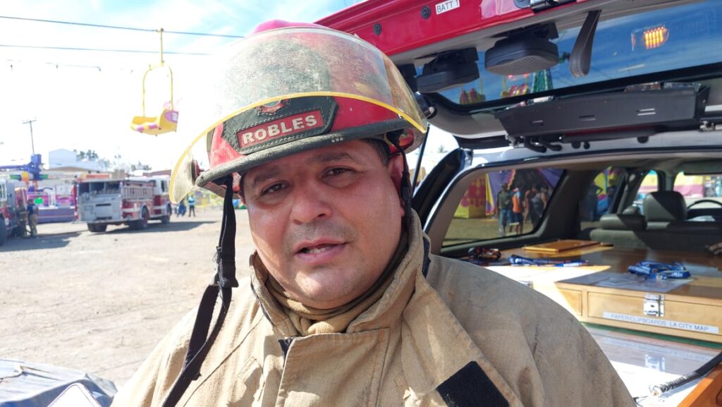 Incendio en Feria Ganadera de Mazatlán