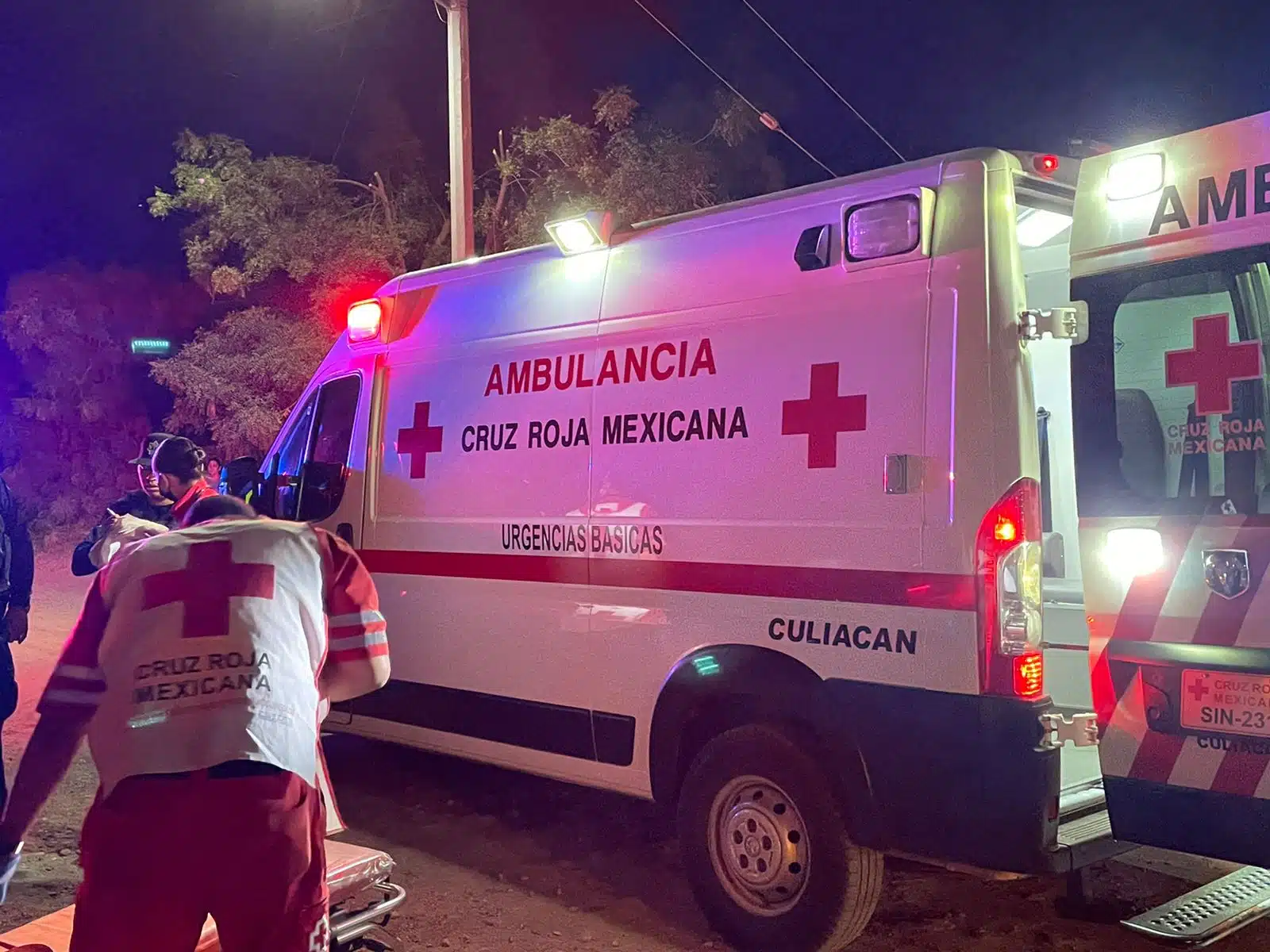 Motociclista lesionado al derrapar en Aguaruto, Culiacán