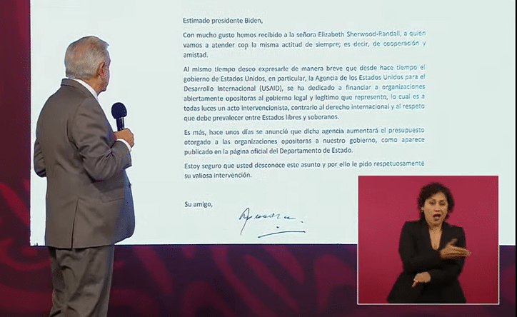 AMLO carta Joe Biden