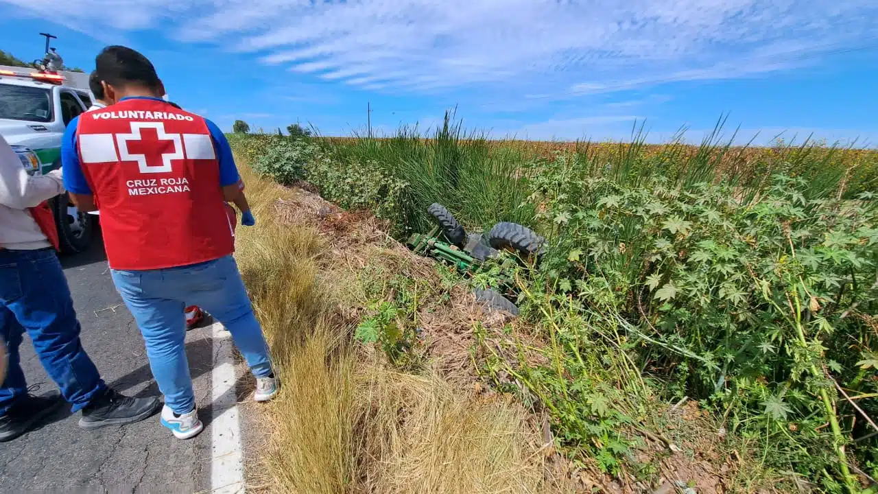 Accidente Volcadura Guasave Tractor