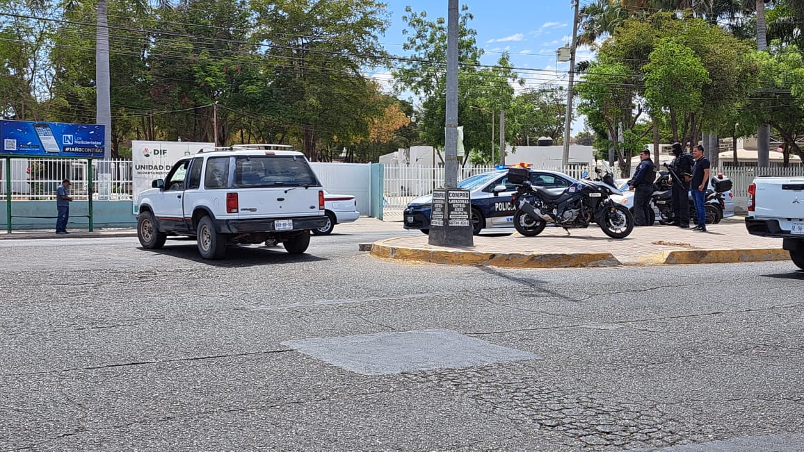 Accidente choque policía municipal Culiacán