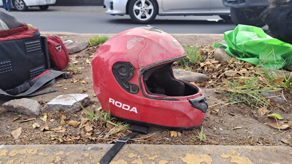Accidente de moto en Culiacán