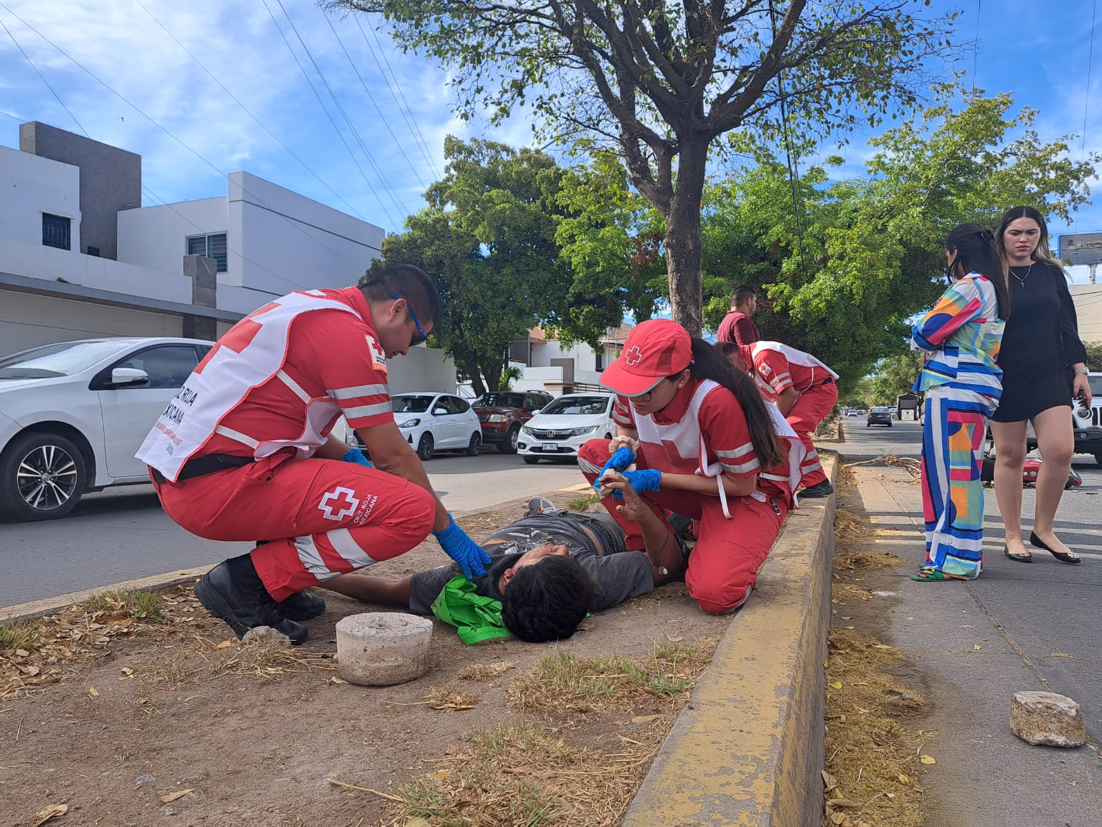 Accidente de moto en Culiacán