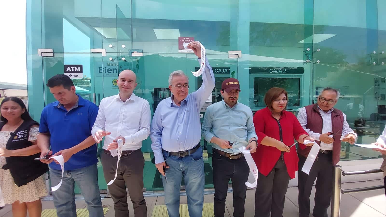 Inauguran Banco del Bienestar en Guamúchil: 