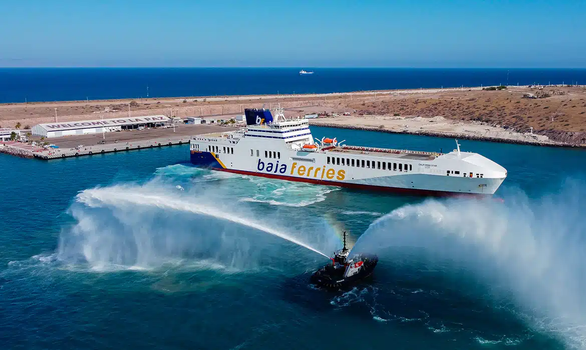 ¡Llega a Topolobampo! California Star el nuevo buque de Baja Ferries más grande de América Latina