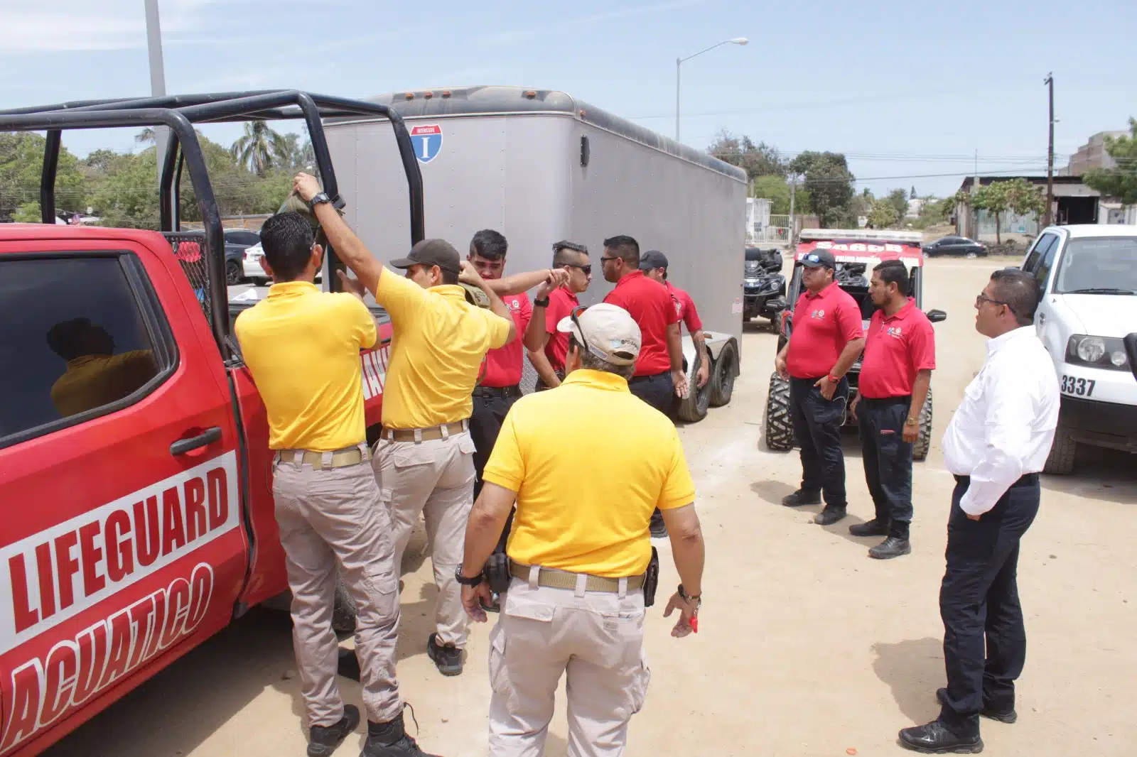 Refuerza la Policía Acuática y PC de Mazatlán operativo de las Fiestas de las Cabras, en Escuinapa