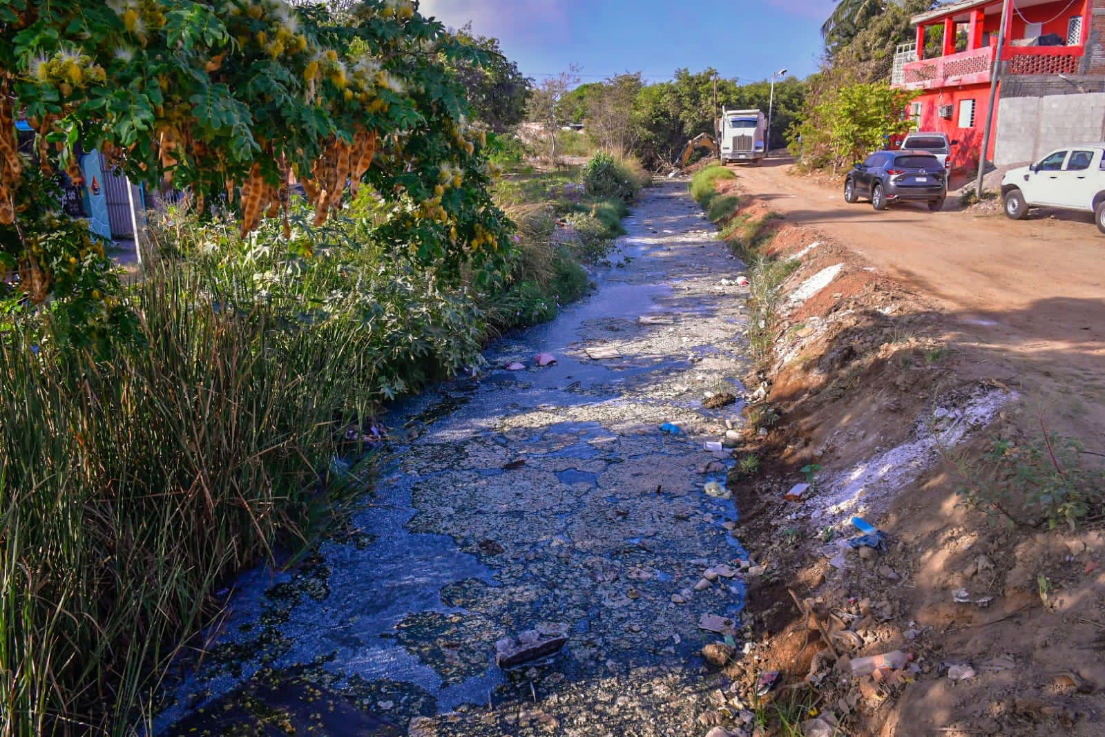 Canal pluvial Quinta Chapalita Mazatlán
