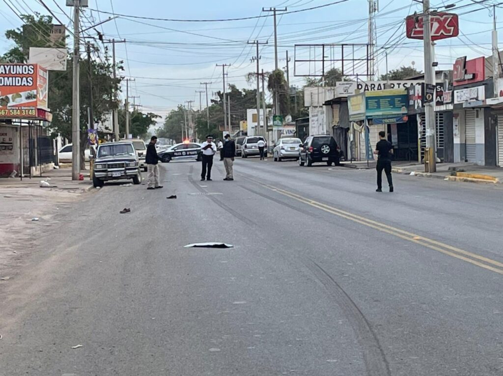 Cinta Policíaca Culiacán Atropellado Lombardo Toledado Obregón