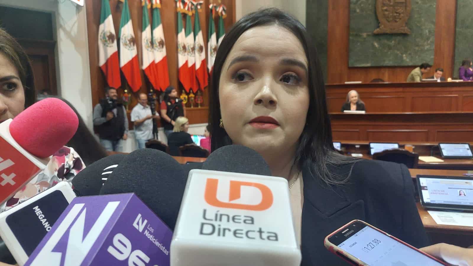 Cinthia Valenzuela Langarica, coordinadora del Grupo Parlamentario del PRI,