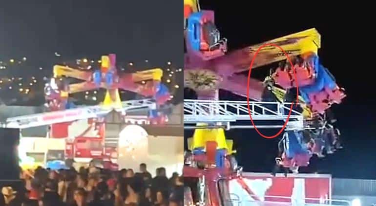 VIDEO: ¡Terror en Sonora! Juego mecánico se viene abajo con todo y personas