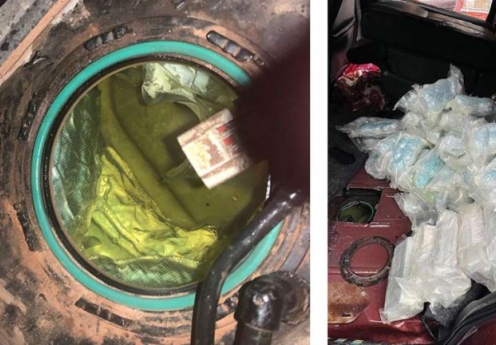 Hallan fentanilo con valor de 5 millones de dólares en tanque de gasolina en NY