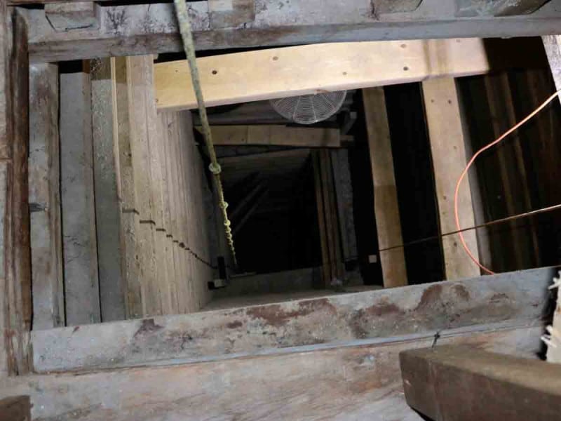 Hallan narco túnel de México a EU; había nueve bolsas con clorhidrato de metanfetamina