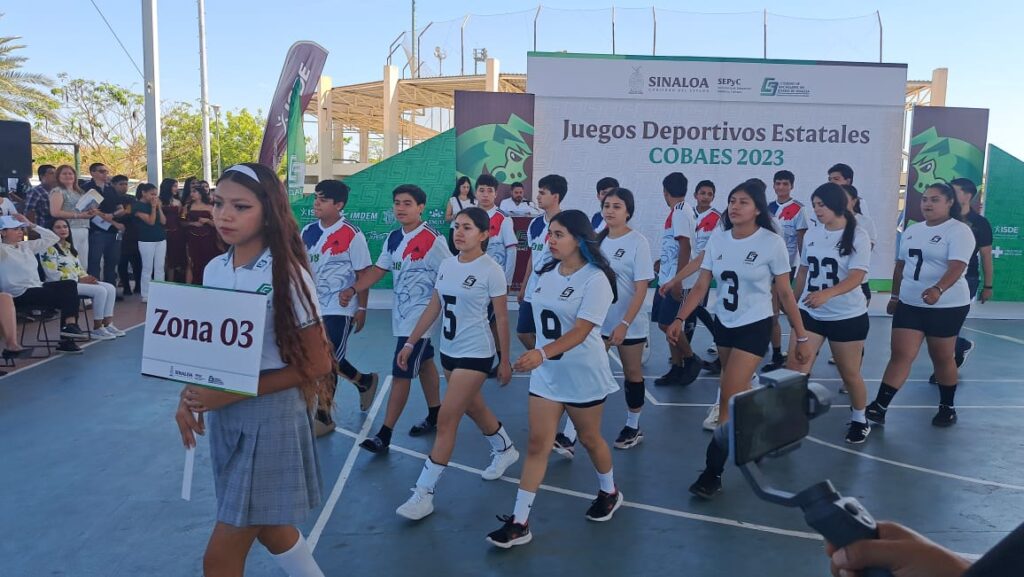 Inauguran Juegos Estatales Deportivos Cobaes 2023 (2)
