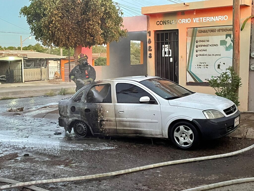 Incendio Chevy Culiacán