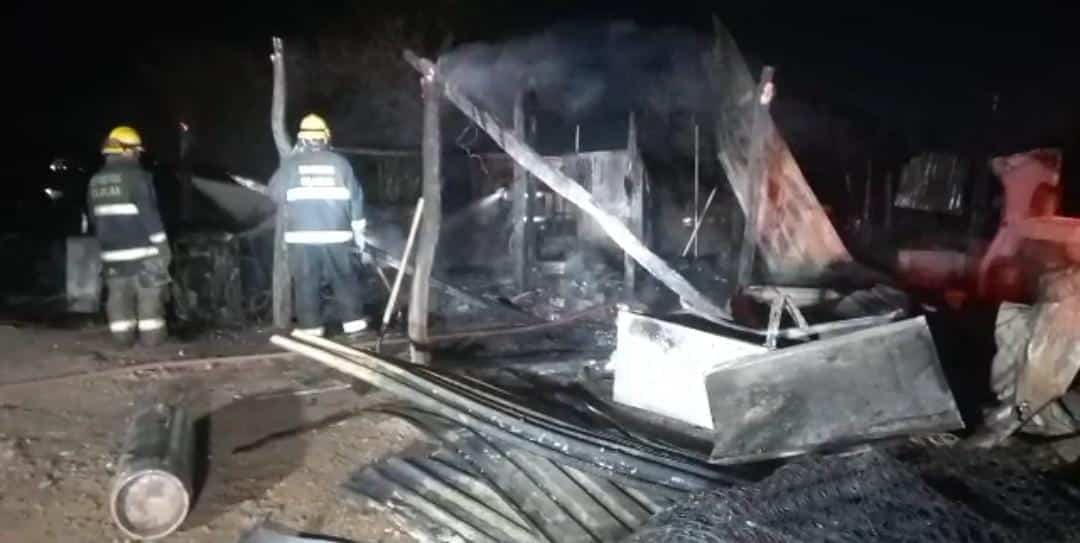 Incendio Culiacán Casa de madera