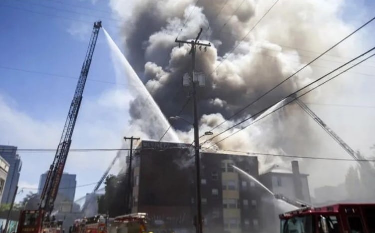 Incendio Portlan