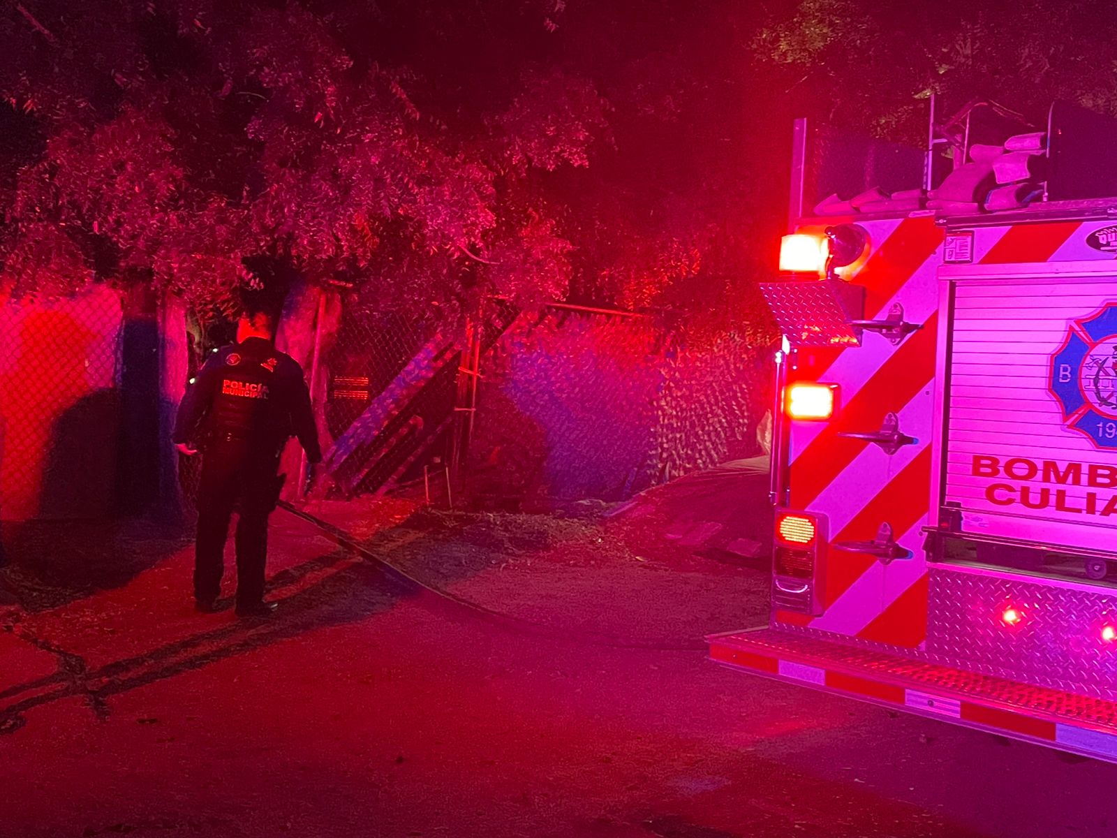 Incendio en Aguaruto, Culiacán