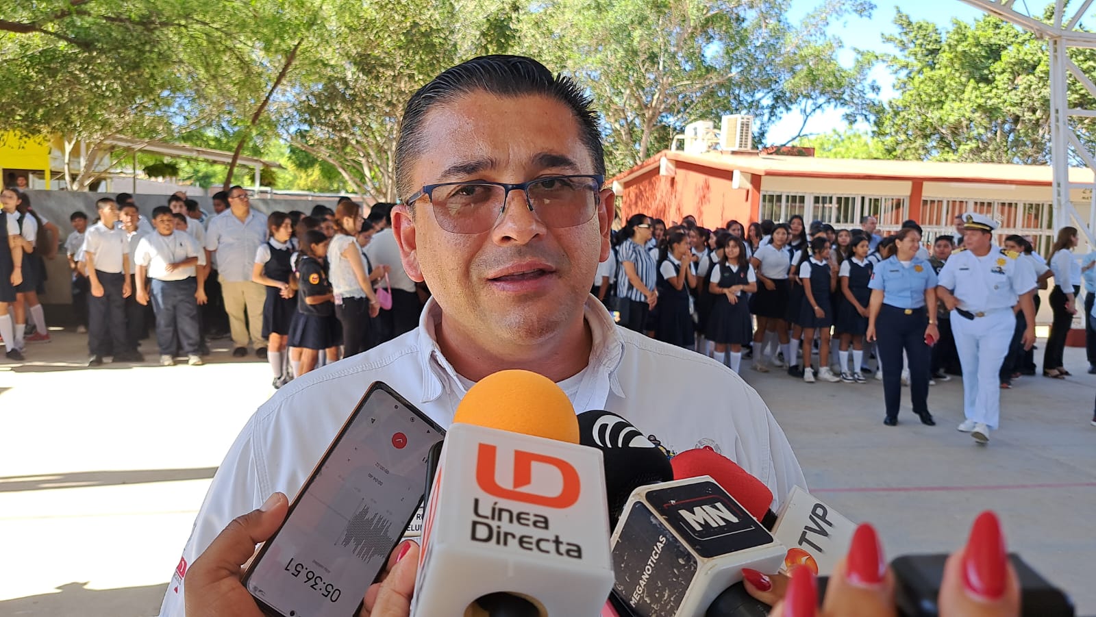 Eloy Ruiz Gastélum, coordinador de Protección Civil de Mazatlán.