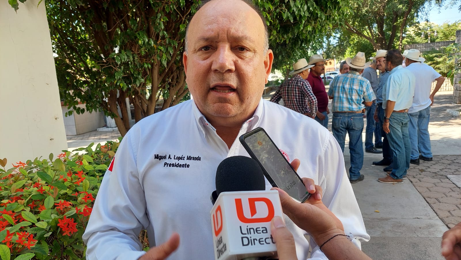 Miguel Ángel López, presidente de la Liga de Comunidades Agrarias en Sinaloa
