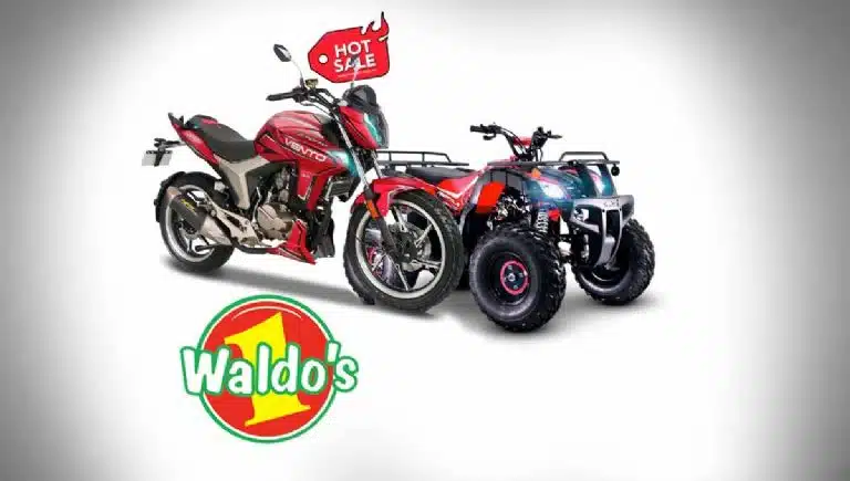 En Waldo's Motos se pueden encontrar aproximadamente un total de 30 modelos de motocicletas que cuentan con motores eficientes, rendimiento de combustible y garantía de servicio y calidad, que suelen ser muy económicas.