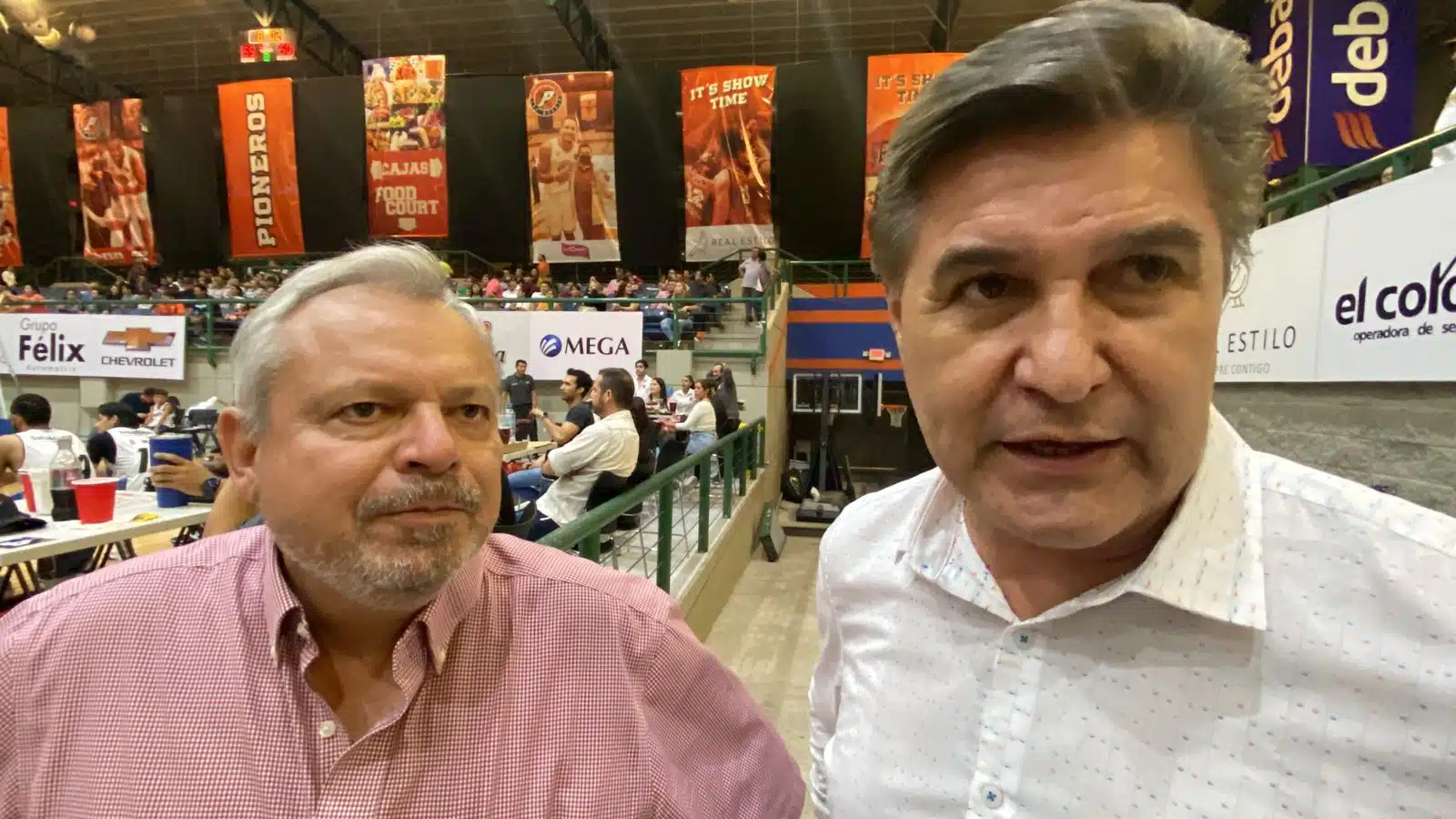 Omar Canizales y Leonardo Félix,