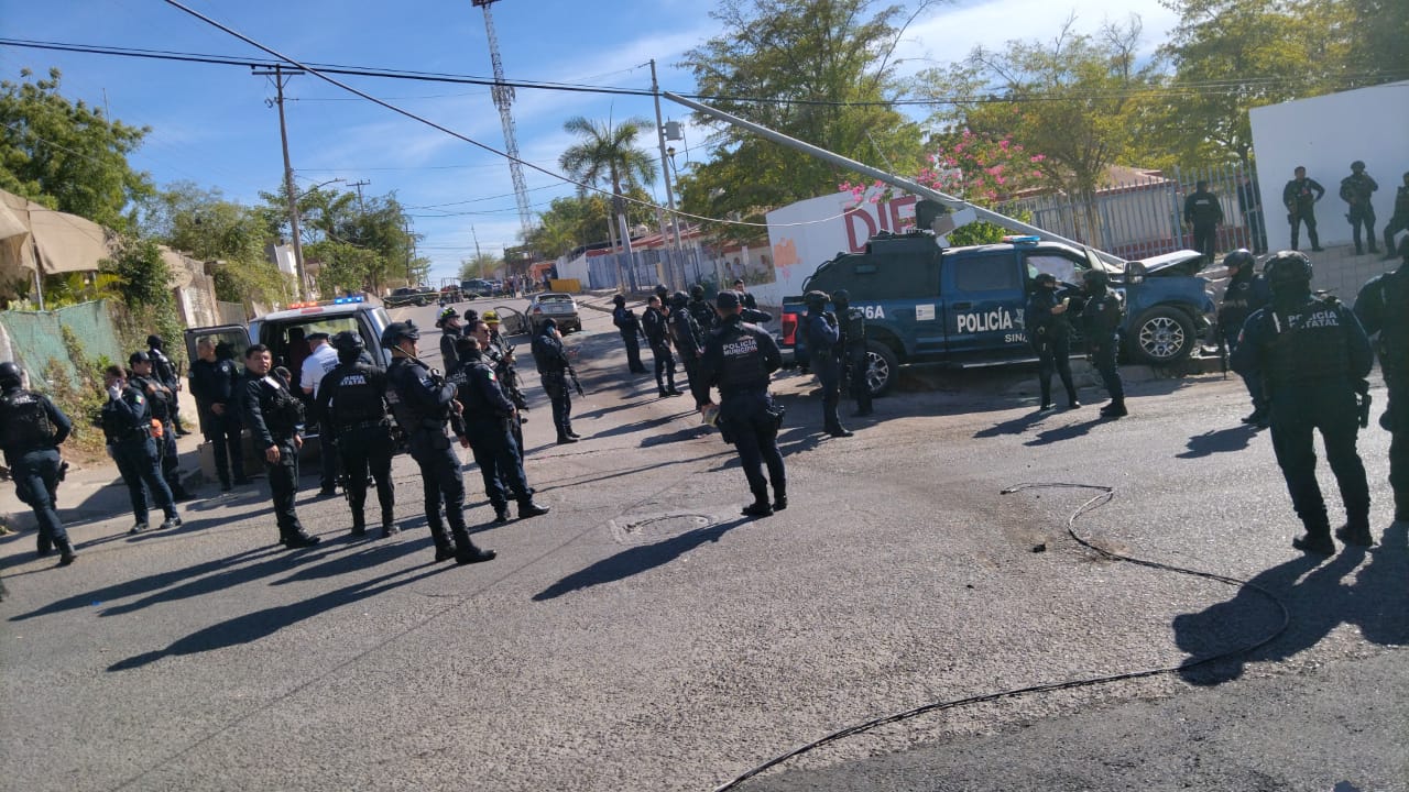 Operativo Policíaca Persecusión Culiacán Villas Ordaz