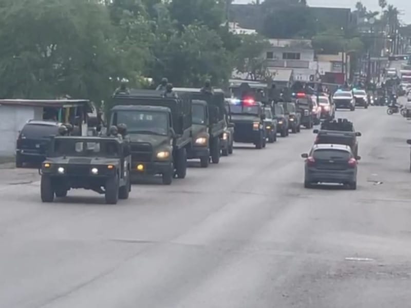 Para reforzar la seguridad, envía Sedena a 710 elementos a Tamaulipas