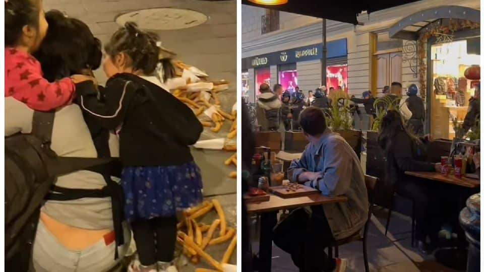 Policías agreden a comerciante CDMX