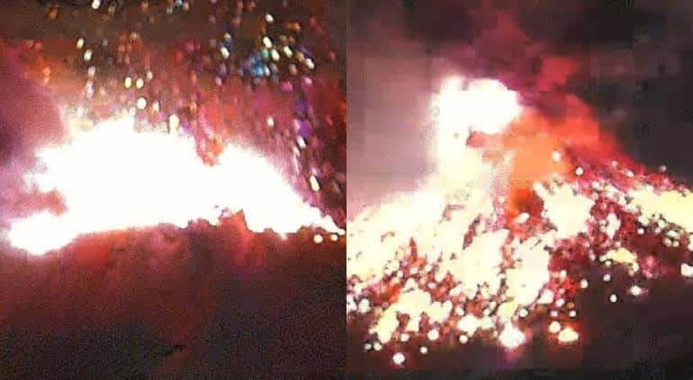¡Anda bravo! Don Goyo presentó fuerte erupciones durante la madrugada de este lunes