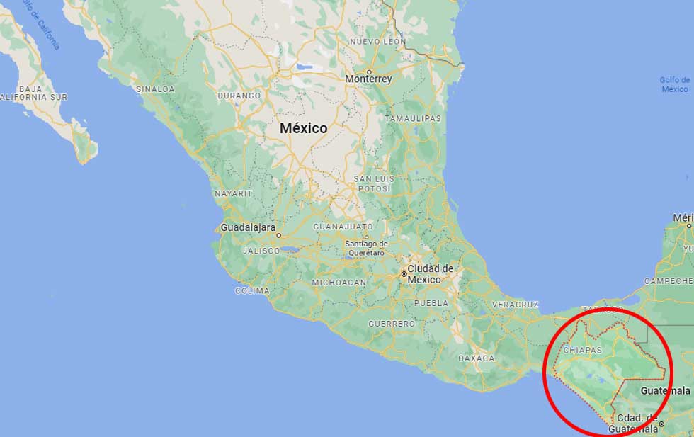 Reportan sismo de magnitud 6.2 esta tarde en Chiapas