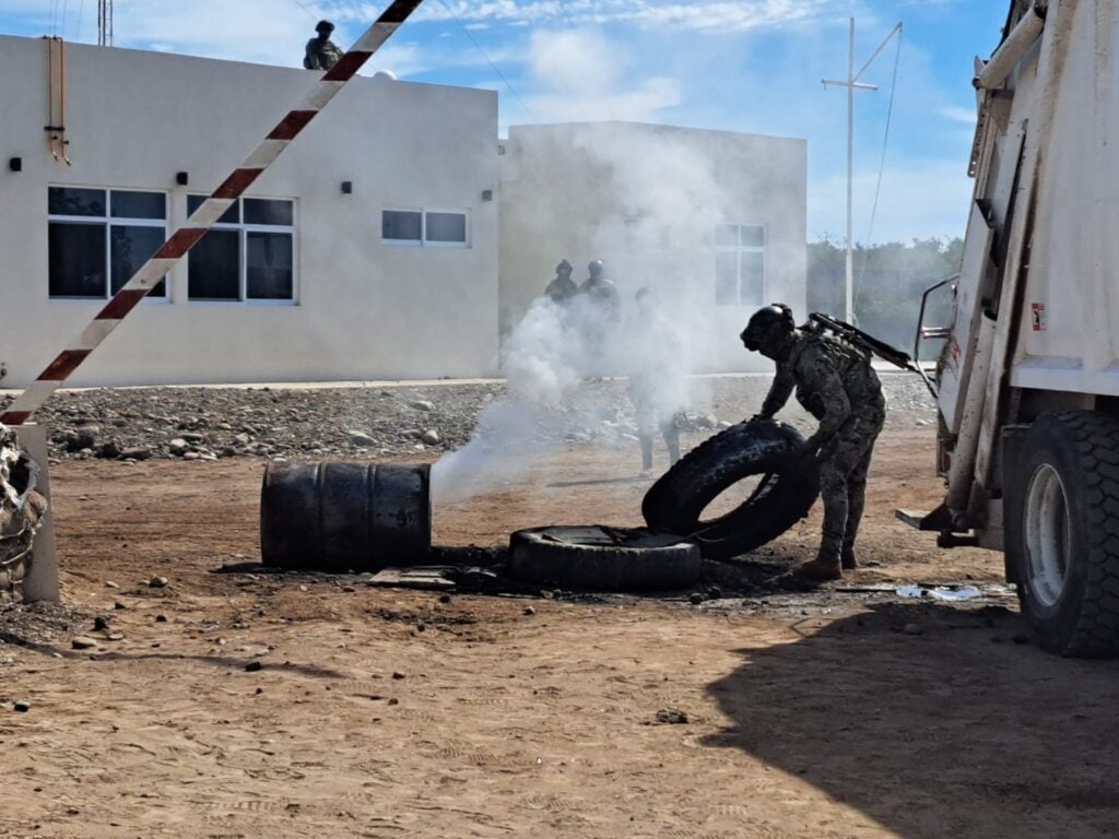 Semar Manifestación Guasave Fuego