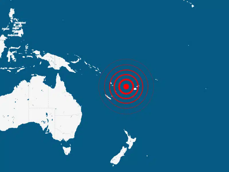 Sismo en Tonga