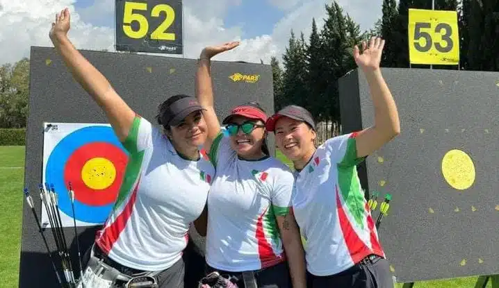 Seleccionados mexicanos ganan múltiples medallas en Copa Mundial de Tiro con Arco