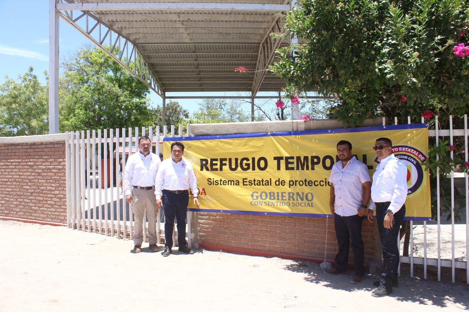 PC visita lugares que fungirán como refugios temporales en época de lluvias y huracanes en Mazatlán