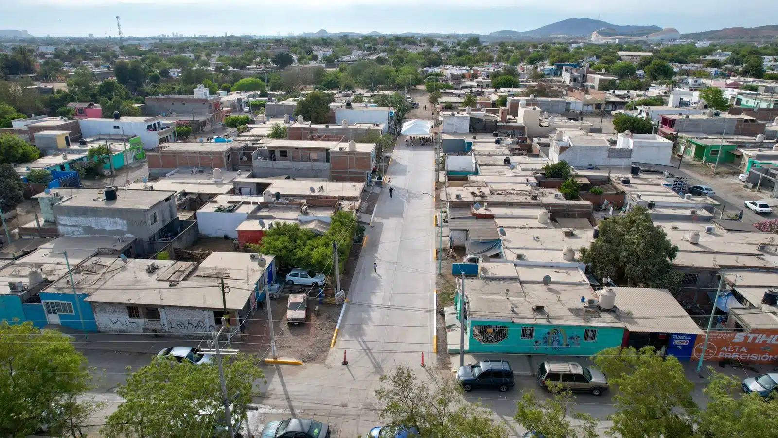 ¡Inauguran dos obras! Alcalde de Mazatlán entrega pavimentación en El Progreso