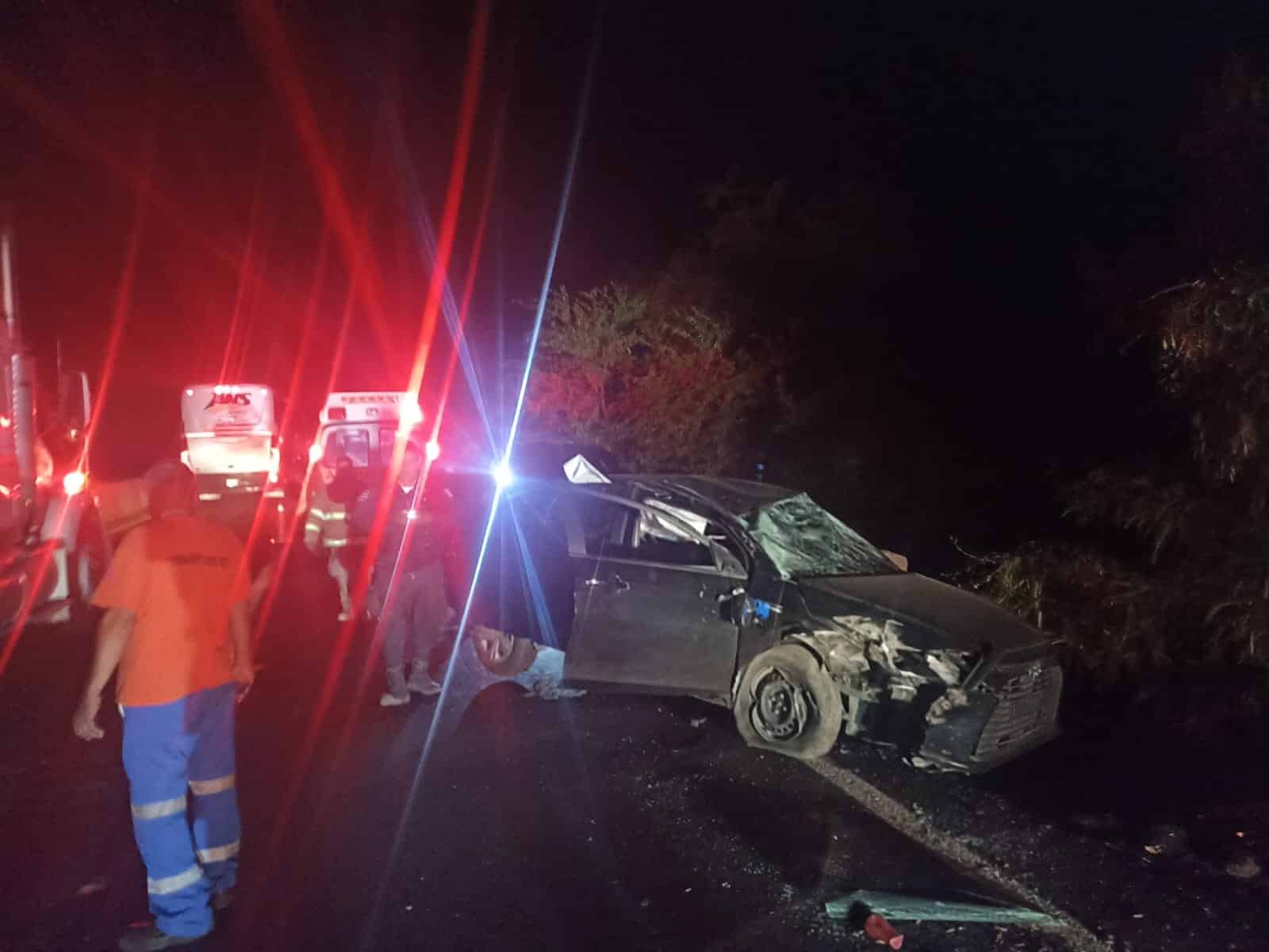 Juan Andrés y Jorge Antonio venían de Tijuana a Mazatlán y chocaron en La Costera