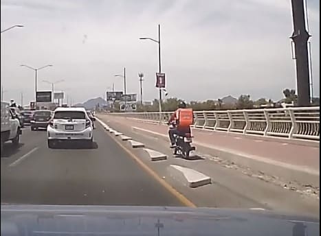 Video: ¡A toda velocidad! Motociclistas invaden ciclovía en el Rolando Arjona, en Culiacán