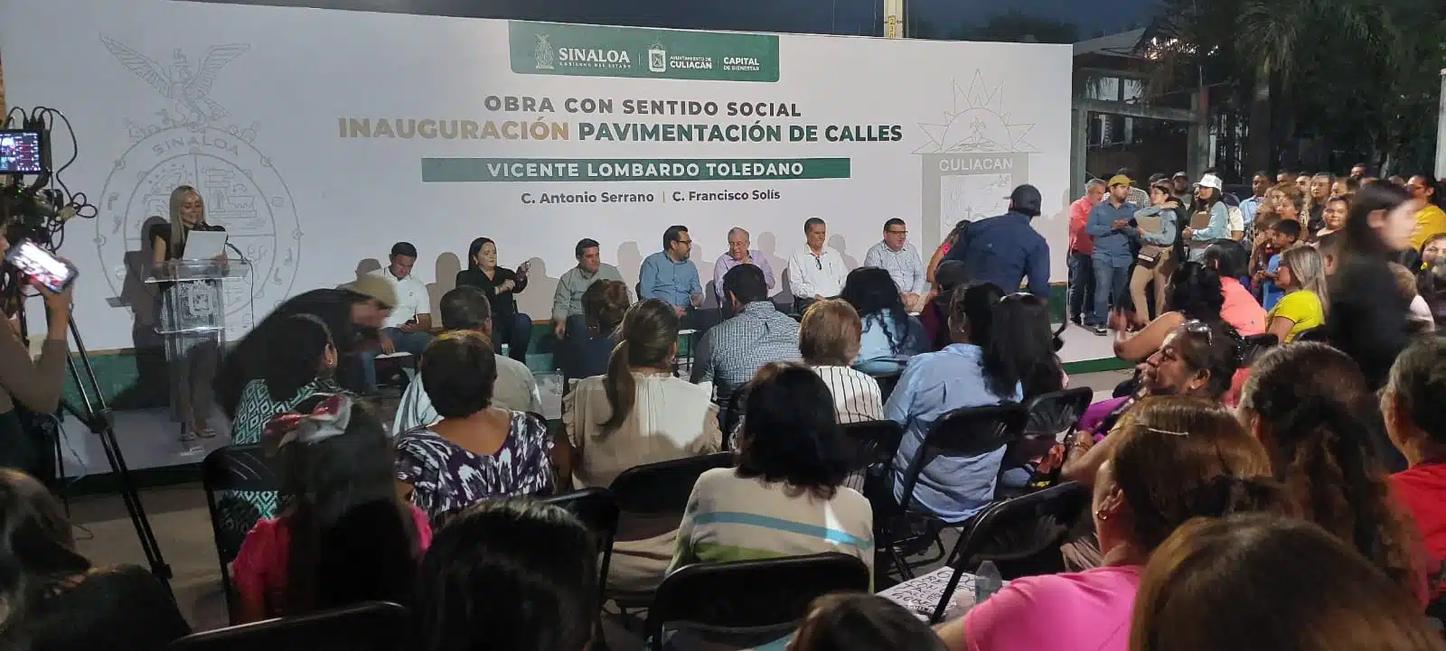¡No paran las obras en Culiacán! Rocha Moya inaugura dos calles en la Lombardo Toledano; ya suman 100