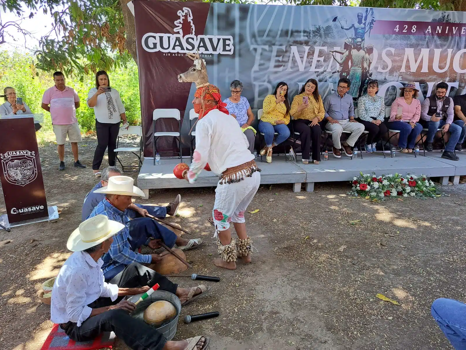 Llegan al Ombligo cultural de Guasave, para conmemorar el 428 aniversario de su fundación