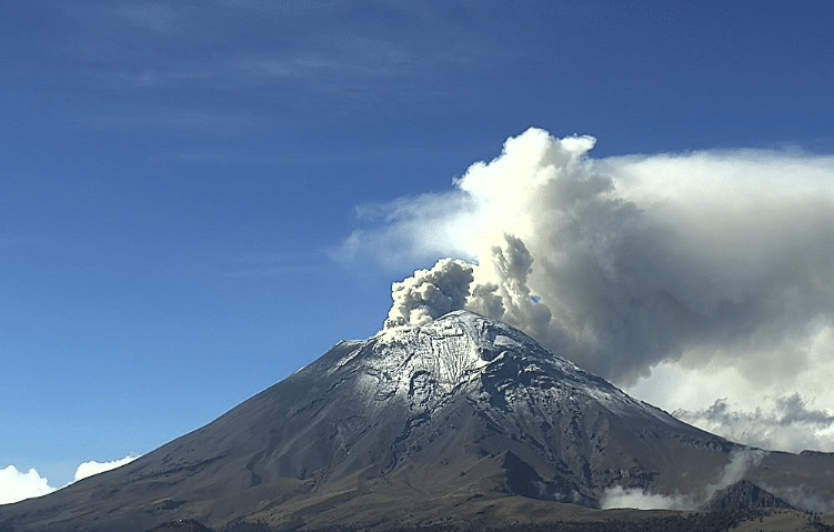 actividad Popocatépetl