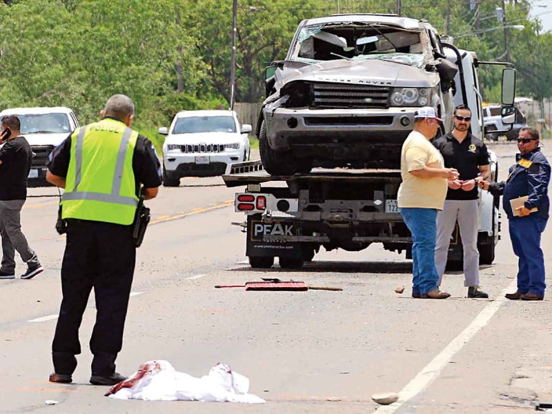 atropellamiento masivo en texas