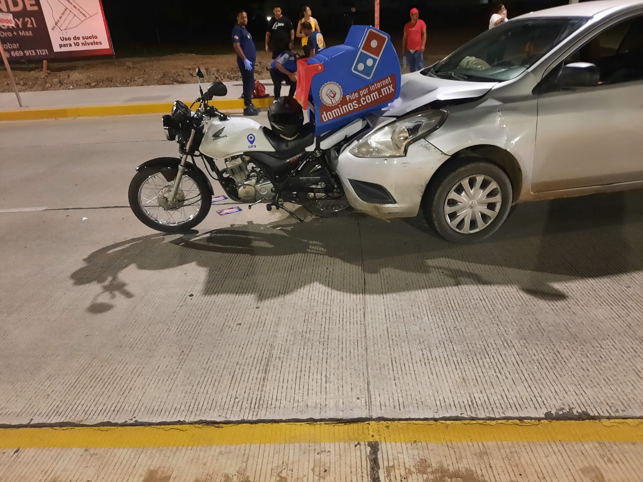 Choque repartidor Mazatlán