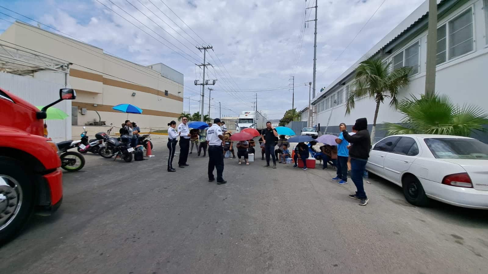 Manifestación empresa atunera en Mazatlán