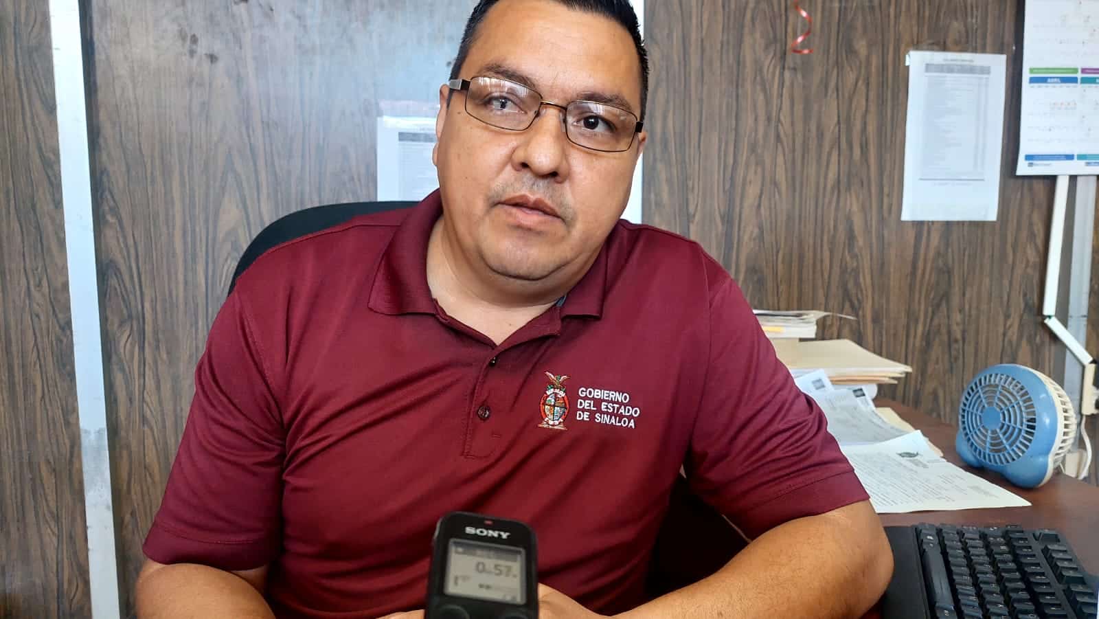 Sergio Robles Peña, Delegado de la dirección del trabajo y prevención social en Guasave.