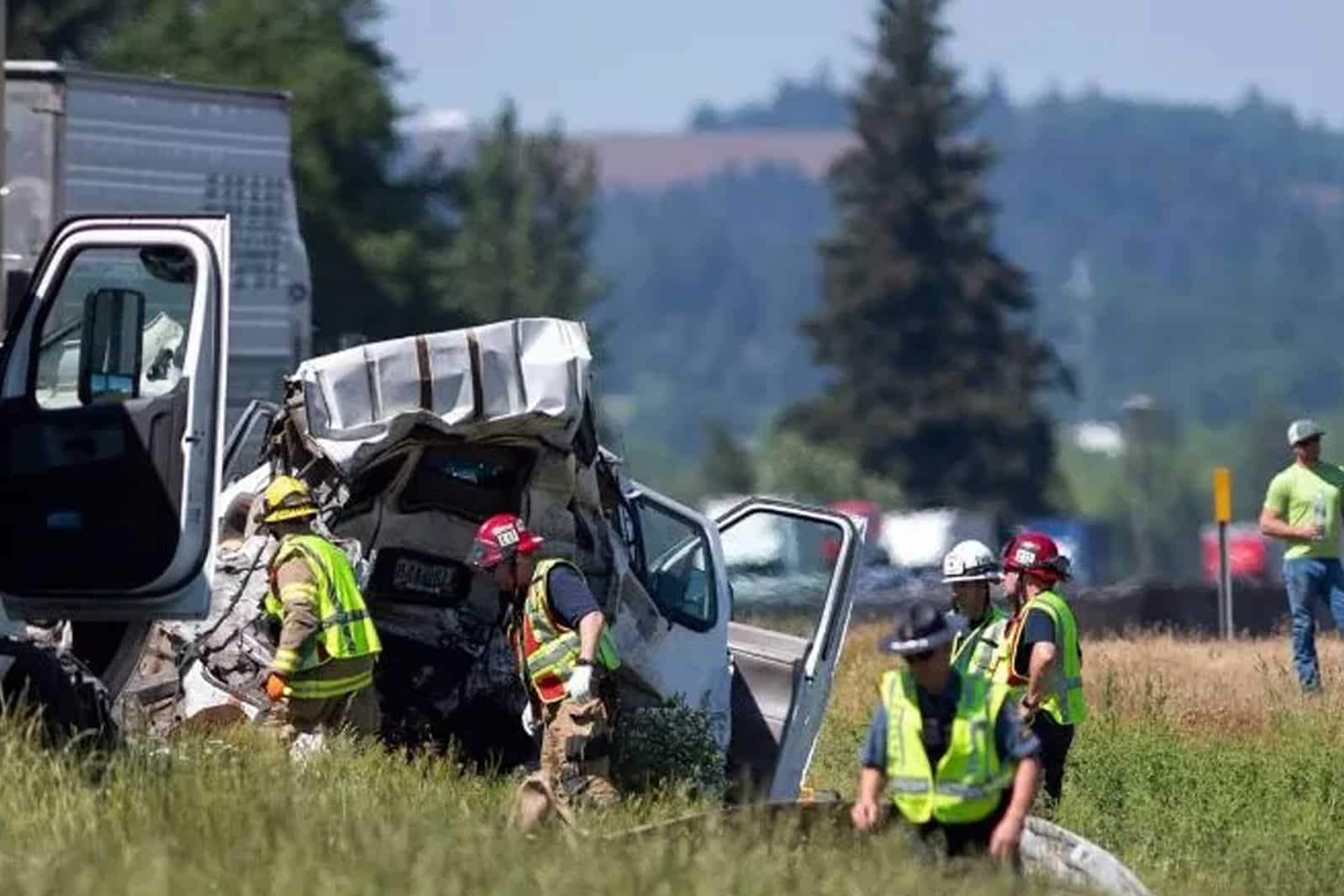 ¡Accidente trágico! Choque múltiple en Oregon cobra siete vidas; hay varios heridos